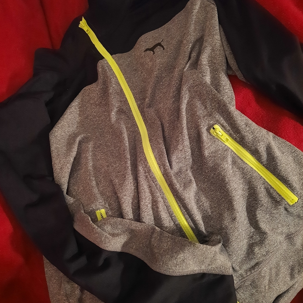 Pink zip up
